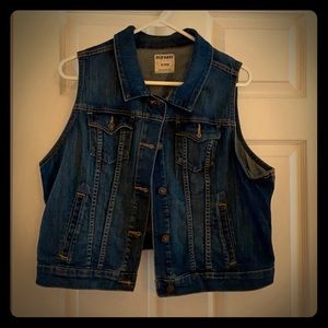 Old navy jean vest